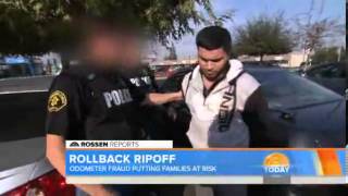 Today show rossen reports investigation into rolled back odometers in
fresno california with dmv investigators,