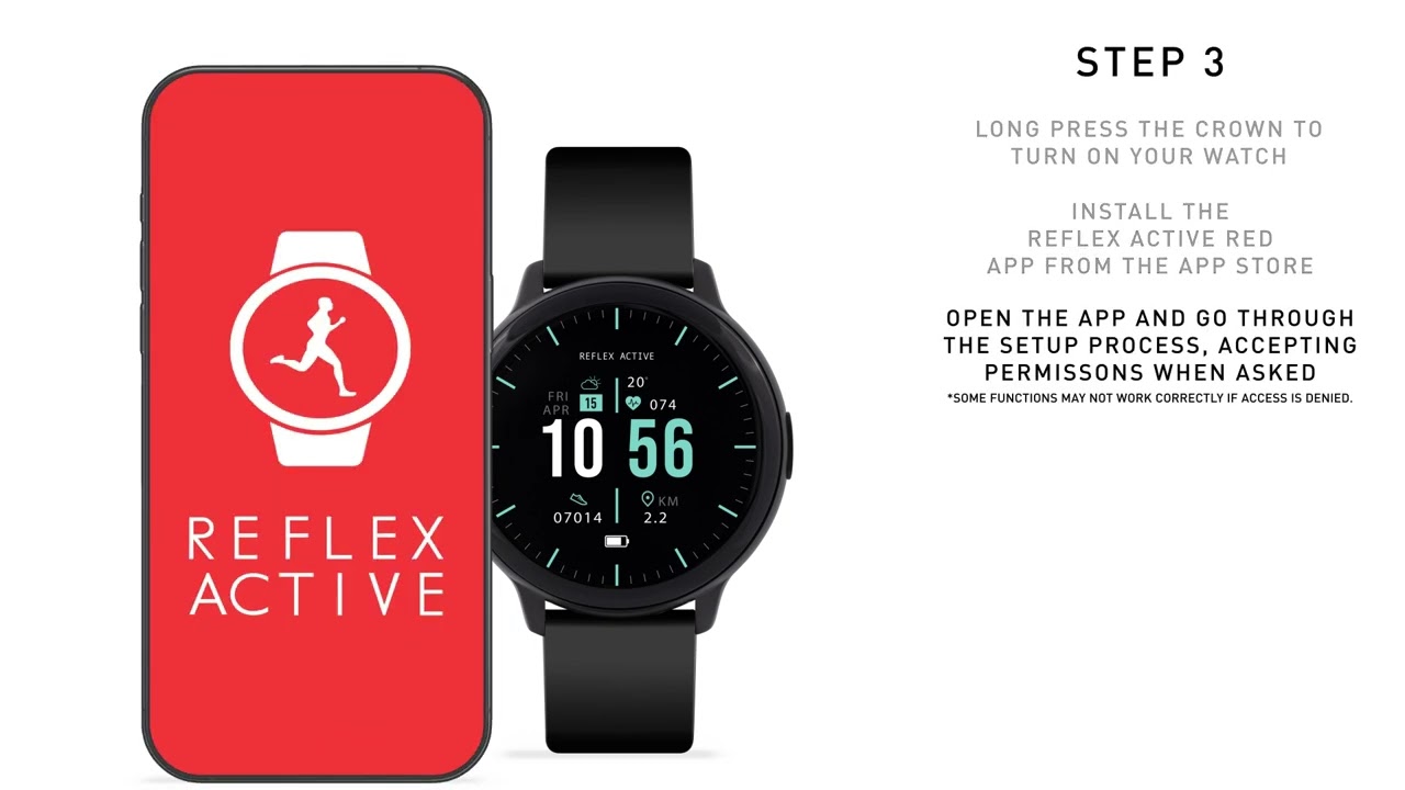 Reflex Active Red App IOS Setup - Series 14