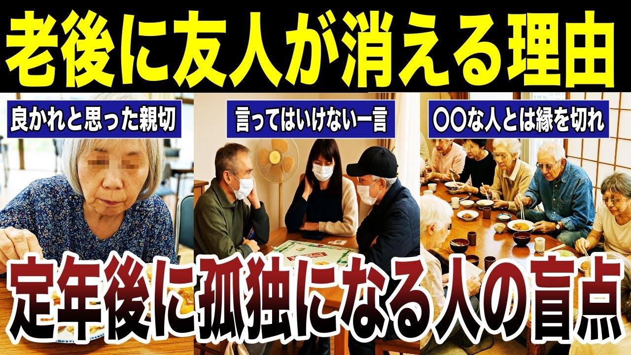 【老後の教訓】老後に友人が離れる意外な理由　口コミ20選紹介します　#高齢者  #口コミ