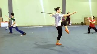 Menpora, Imam Nahrawi Kunjungi Pelatnas Wushu di GOR Simprug Pertamina