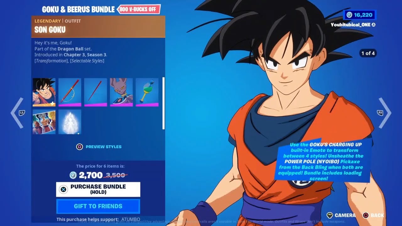 Dragon Ball Z has come back to Fortnite
