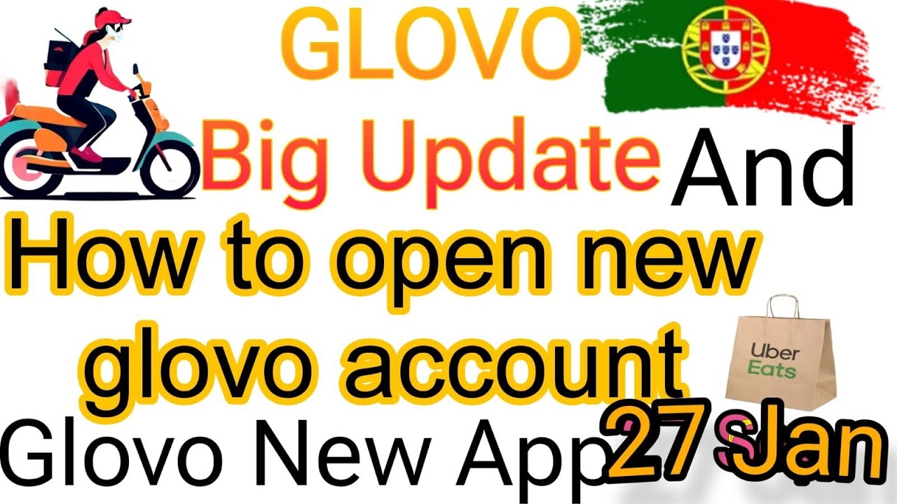 Glovo Big Update Food delivery Rider & How To open New Glovo Account easily | Glovo account open