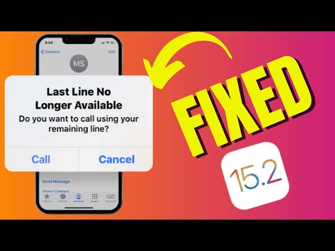 How to Fix “Last Line no Longer Available” on iPhone?