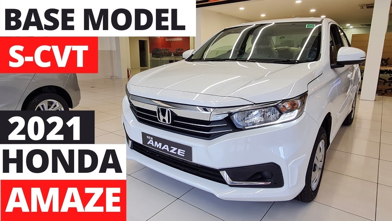 Honda Amaze Base Model Petrol AT CVT Interior And Exterior Features honda-amaze-base-model-petrol-at-cvt-interior-and-exterior-features