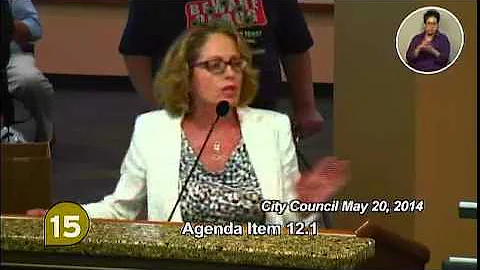 Stephanie Townsend Allala speaks at El Paso City C...