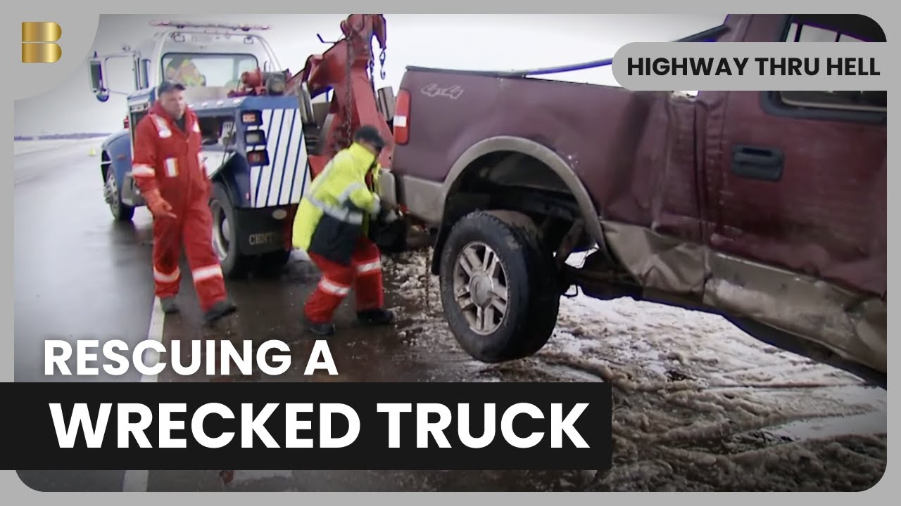 Icy Truck Wreck - Highway Thru Hell - S03 EP13 - Reality Drama - YouTube