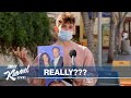 'Is he a science teacher': People struggle to identify Second Gentleman Doug Emhoff for Jimmy Kimmel... but everyone asked looks like they are still in high school