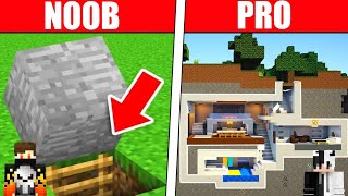 NOOB vs PRO: 😱  UNDERGROUND TUNNEL BUILD CHALLENGE