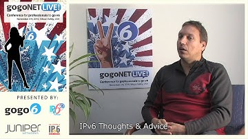 Interview with Jordi Palet at gogoNET LIVE! IPv6 Event