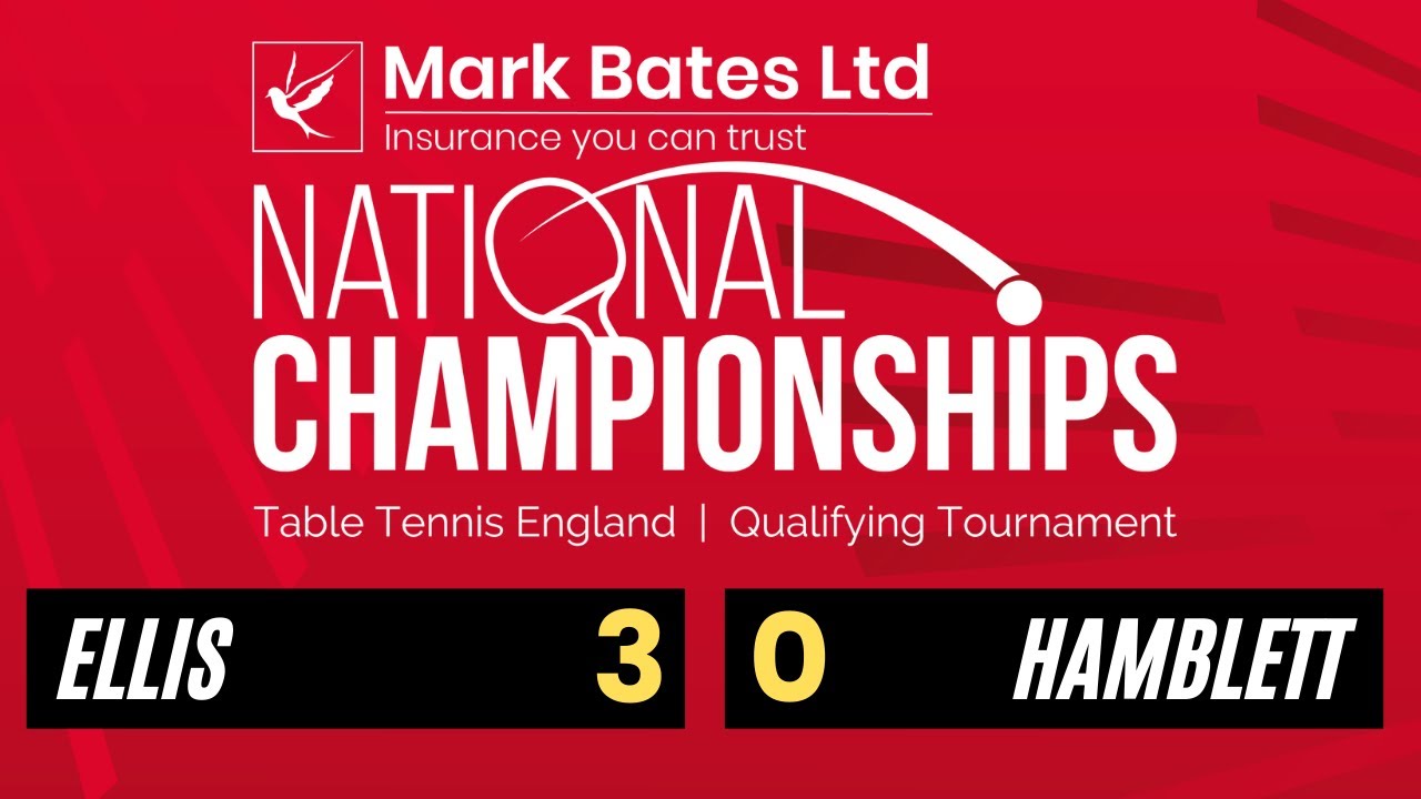 2022 National Championships Qualifiers | Toby Ellis vs James Hamblett