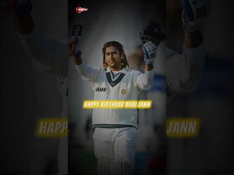 HAPPY BIRTHDAY MAHI BHAI #trending #cricket