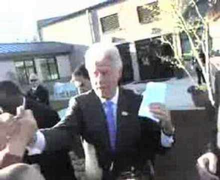 Bill Clinton in Cary