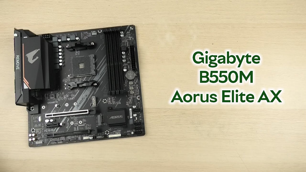 Материнская плата Gigabyte B550M Aorus Elite AX (sAM4, AMD B550