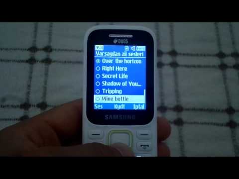 SAMSUNG B 310 İNCELEME...ZİL SESLERİ