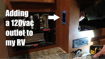 Adding an additional AC Outlet in my RV