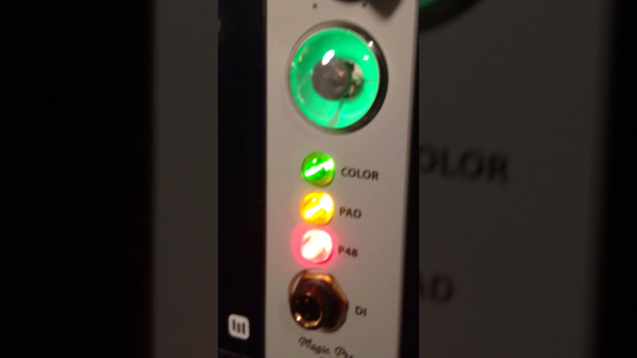 Fredenstein Magic Eye 500 Series Mic Pre On Drums