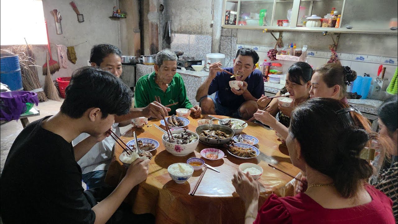 1346# Bùi Ngùi, Bữa Cơm Chia Tay Gia Đình Tiên Về Lại Hàn Quốc 