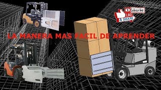 la mejor manera de como manejar un clamp (forklift)