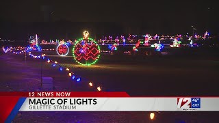 Gillette Stadium’s ‘Magic of Lights’ drive-through display kicks off tonight
