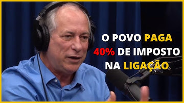 POR QUE O POBRE PAGA MAIS IMPOSTO? (CIRO GOMES) | Cortes de Podcast | Flow Podcast