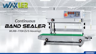 Mesin Segel Plastik Kemasan WLRB 770II Continuous Band Sealer WAXLER