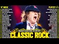 Guns N Roses, Metallica, Aerosmith, Bon Jovi, Queen, ACDC, U2🔥Best Classic Rock Songs 70s 80s 90s