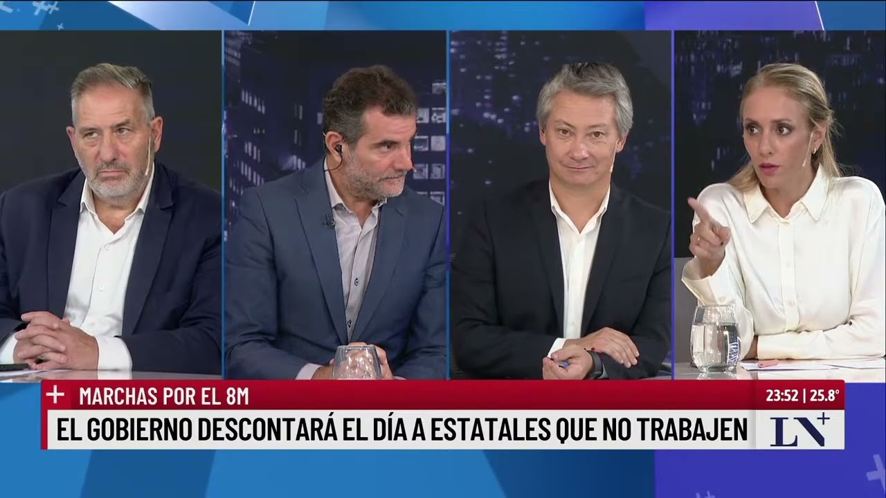 Marchas por 8M: el Gobierno descontará el día a estatales que no trabajen