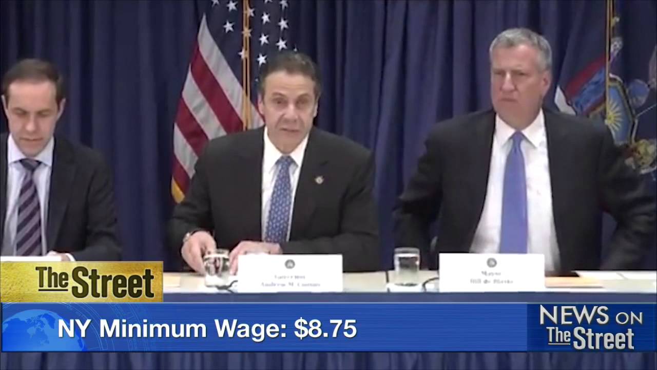 Mayor of NYC Calls on Business Leaders to Raise Minimum Wage Mayor of NYC Calls on Business Leaders to Raise Minimum Wage