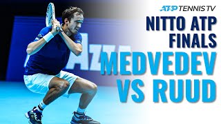 Daniil Medvedev vs Casper Ruud Highlights | Nitto ATP Finals Semi-Finals Highlights
