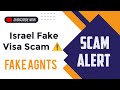 Israel Work Visa Scam 🚫 | Fake Agent Se Bacho ❌Israel Fake Visa Scam ⚠️ | 6 Lakh Ka Fraud 😡 Beware!