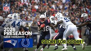 Patriots vs Colts Full Game Highlights 1st Qtr August 13, 2026 | NFL Preseason 2026 | Week 1