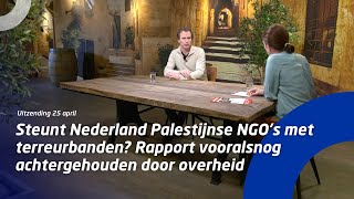 Steunt Nederland Palestijnse NGO’s met terreurbanden? Rapport vooralsnog achtergehouden