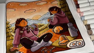 Girl Moments Vol. 2 by Coco Wyo | Color With Me | Ohuhu Alcohol Markers