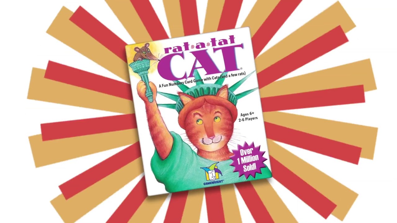 Gamewright - Rat-A-Tat Cat - Card Game, Ages 6+ (2-6 players) 