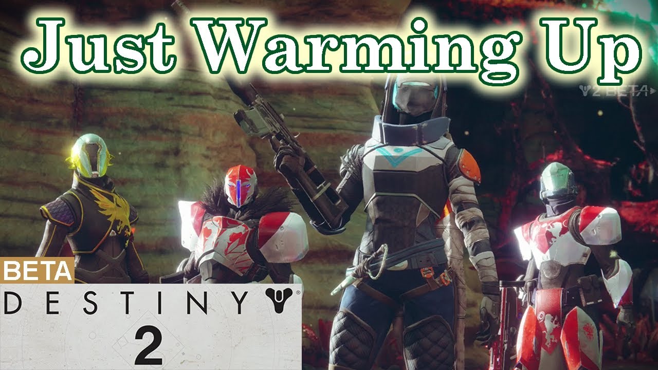 Destiny 2 beta Multiplayer - My First Decent PvP Match - Control 23&8 - Live Game Chat