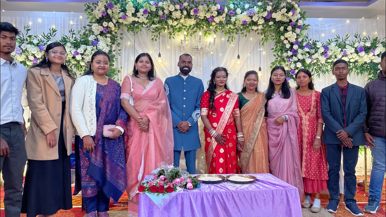 Basant weds Azadi khushboo /wedding vlog Haldi wedding & Reception. Congratulations bantu bhaiya ♥️ 