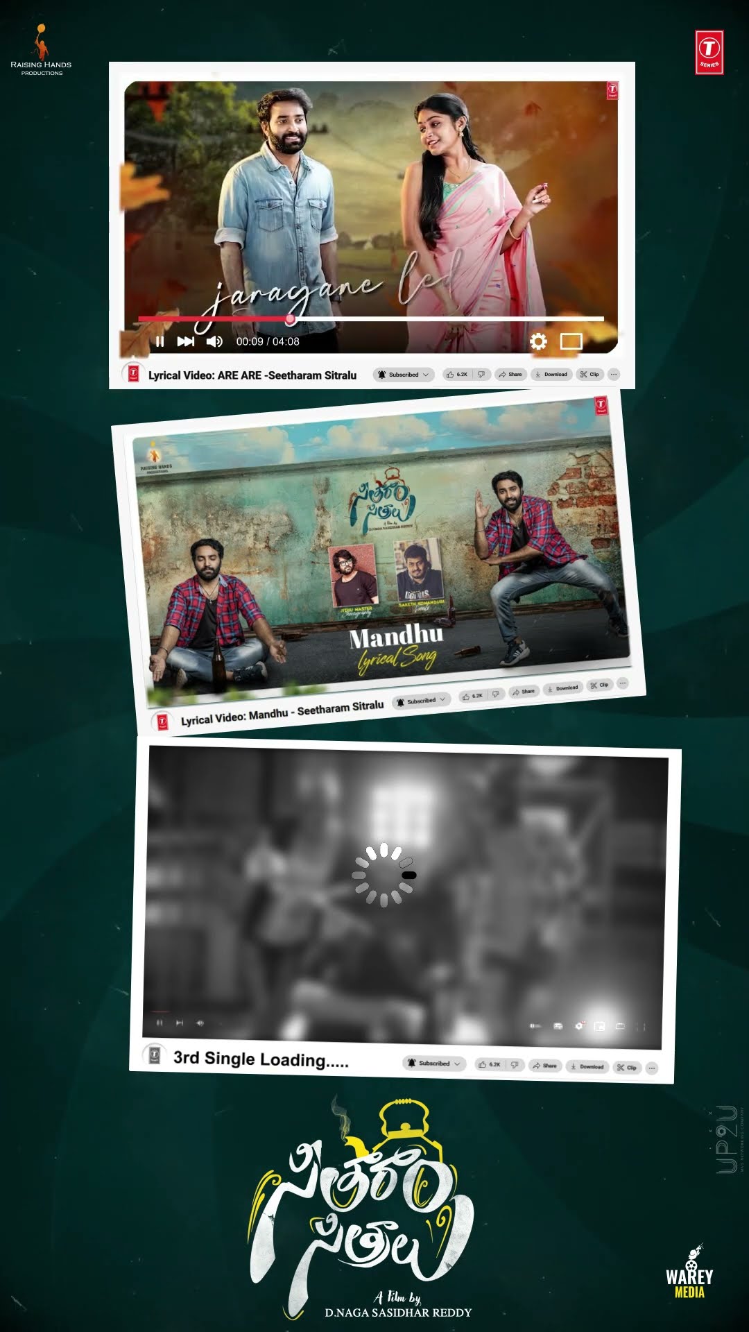 #SeetharamSitraluSongs #Nextsong #announcedreleasedate #Lakshman #Bramarambika #Nagasasidharreddy