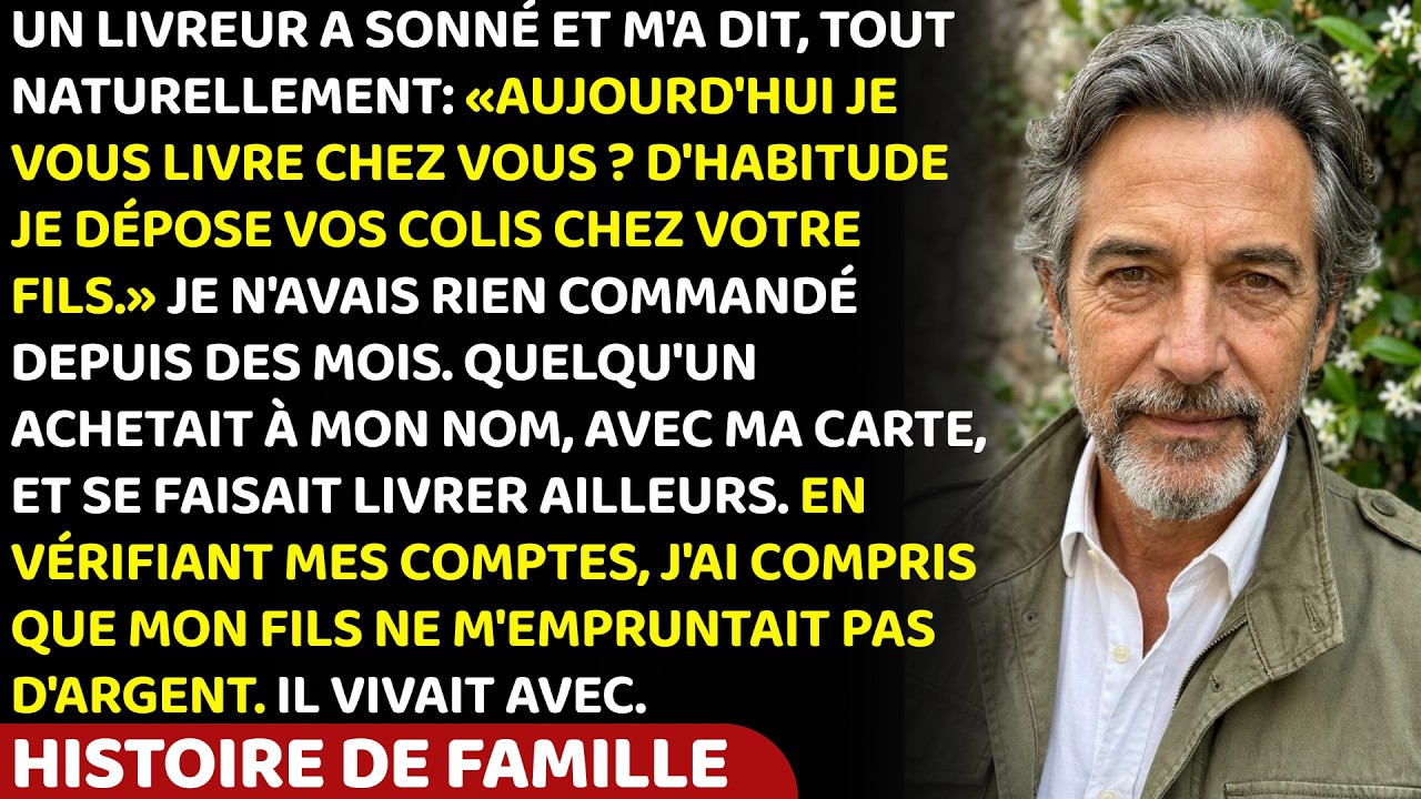 Un simple livreur a détruit ma famille en une seule phrase : « D’habitude, je dépose vos colis chez votre fils. » Je n’avais rien commandé depuis des mois, et pourtant mon nom figurait sur des...