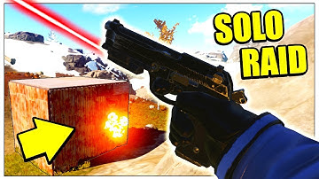 Rust RICH SOLO RAID DEFENSE - Counter Raiding + Chinook Loot - Silent PvP Plays (Rust Modded Raids)