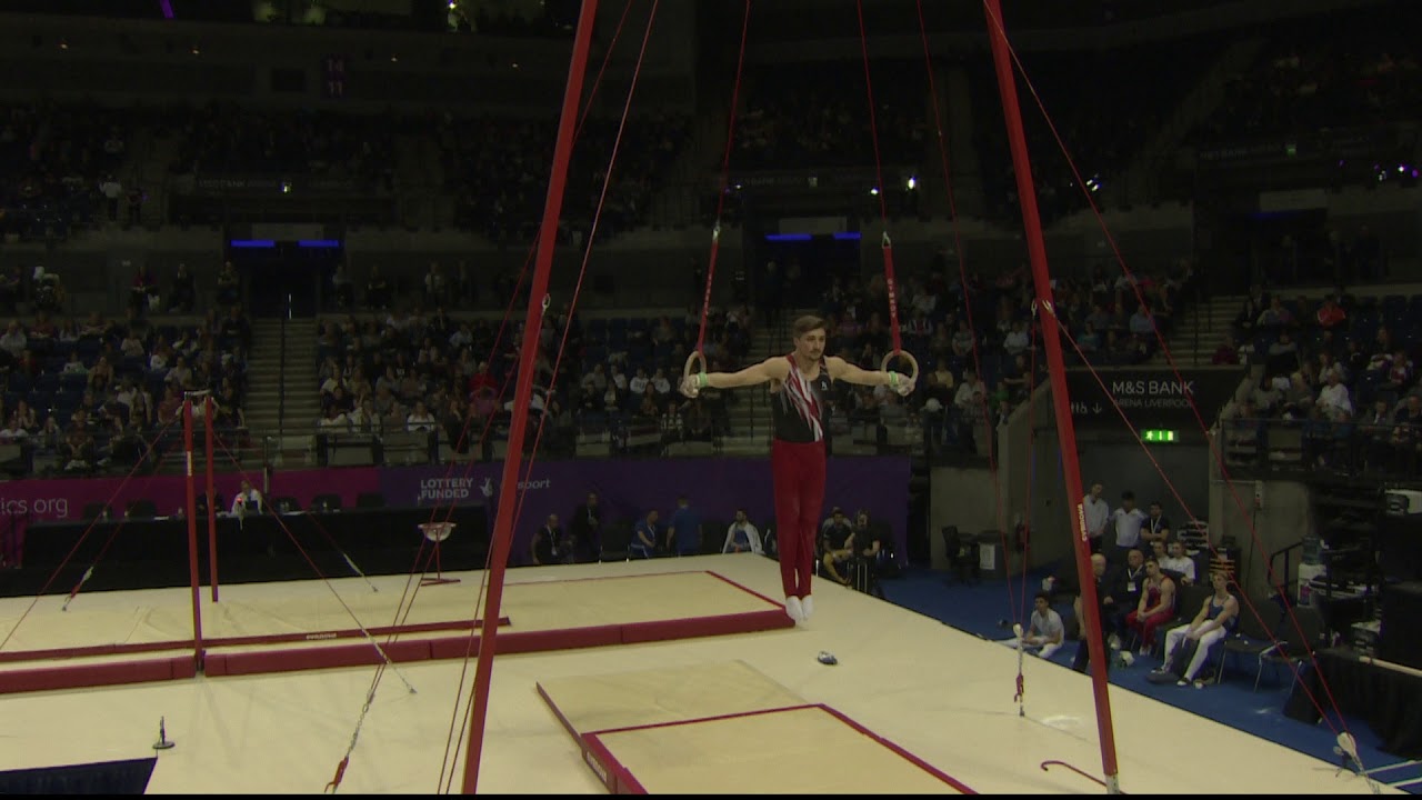 Sam Oldham - Rings - Men's Masters - 2019 British Gymnastics Championships