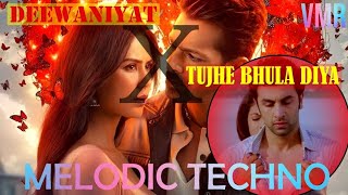DEEWANIYAT X TUJHE BHULA DIYA | MELODIC TECHNO REMIX | VMR | VISHAL M | MOHIT C | SHRUTHI P | MASHUP