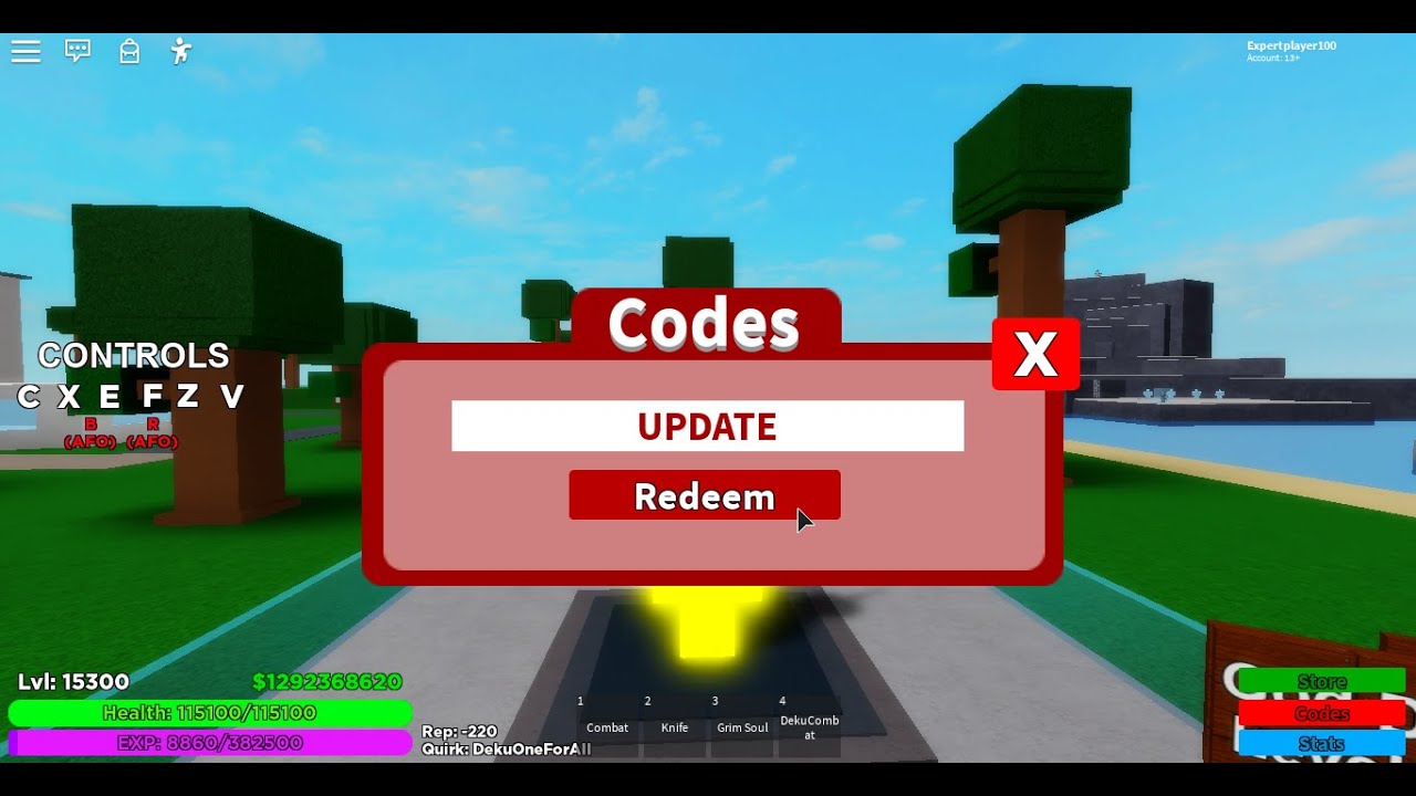 My Hero Mania Codes Roblox : ROBLOX: Codes in (My Hero ...