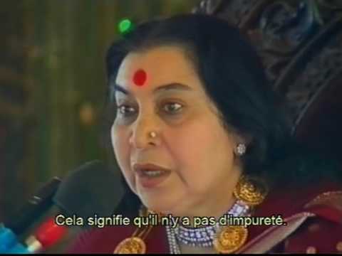 1986 0101 Shri Mataji  Purity of the Eyes 1   Mahaganesha Puja French Subtitles