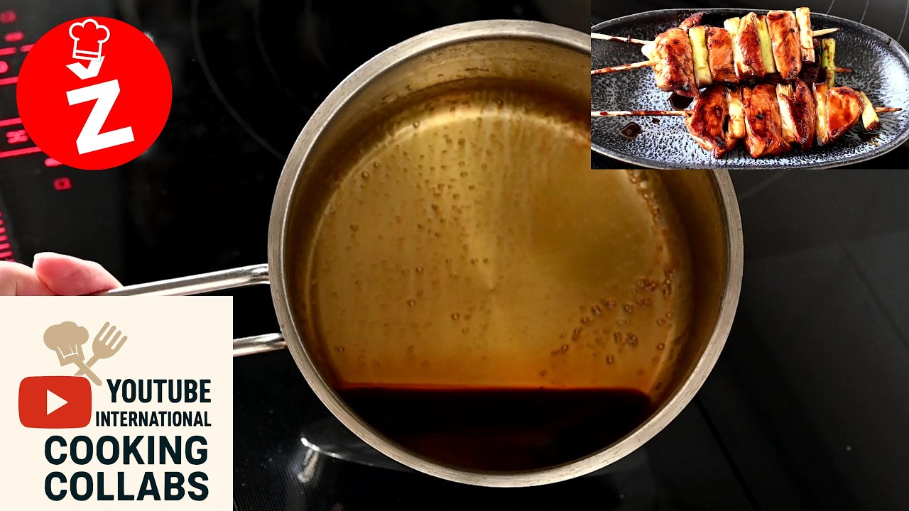 Hühnchen Yakitori mit selbst gemachter Teriyaki - Sauce, ein Traum!