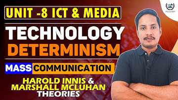 Media Determinism for UGC NET Paper-2 | Harold Innis & Marshall McLuhan Theories  | Session : 02 I