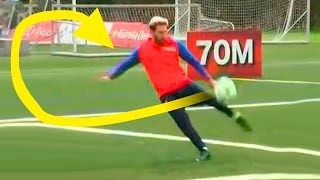 EL RETO MÁS DIFÍCIL DEL MUNDO de MESSI y SUÁREZ !! (FÚTBOL)