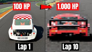 BeamNG, But Every Lap We Get More Horsepower
