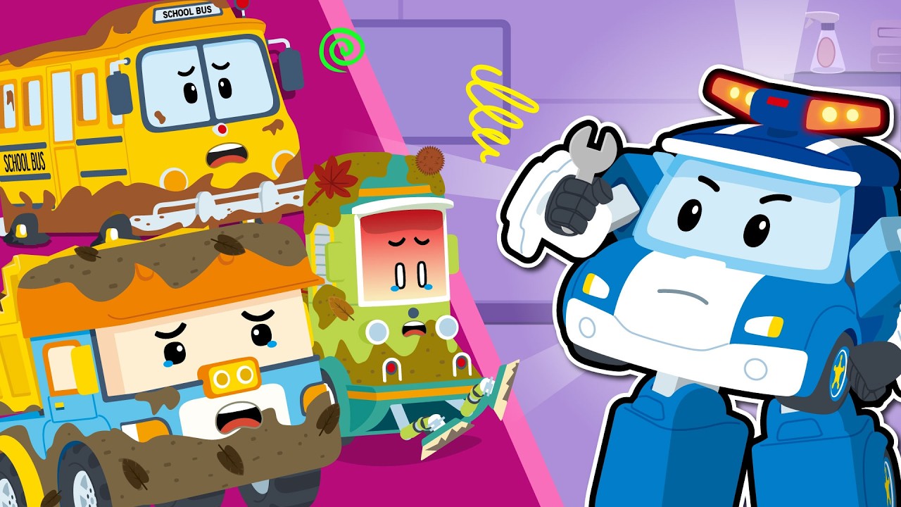 🔧POLI's Car Hospital Watch Next🩺│FULL Episode│EP01 - EP05│POLI Game│Robocar POLI TV