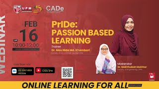 CADe's Online CPD / PrIDe: Passion Based Learning
