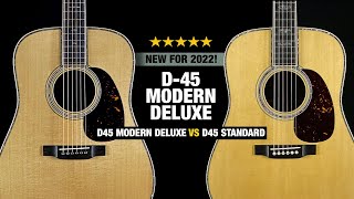 Martin D-45 Modern Deluxe (Compared to D-45 Standard)